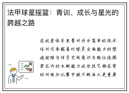 法甲球星摇篮：青训、成长与星光的跨越之路